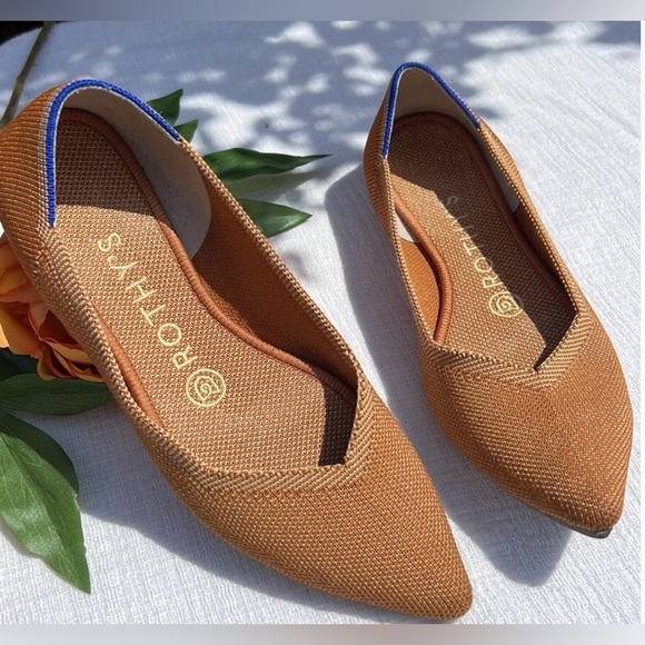 Rothy's Shoes - The Point Amber Textile